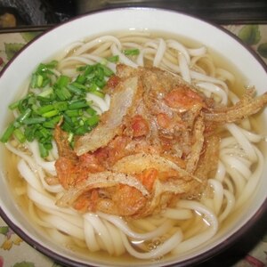 関西風お出汁☆　「かき揚げうどん」